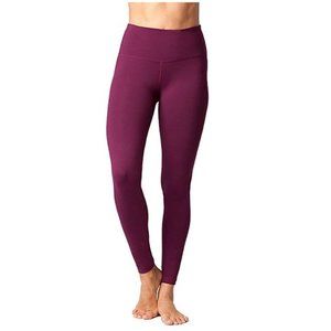 90 Degree By Reflex Full Length Leggings in Berry